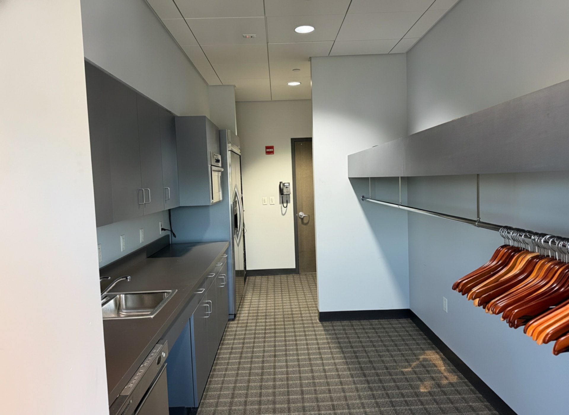 The catering prep pantry